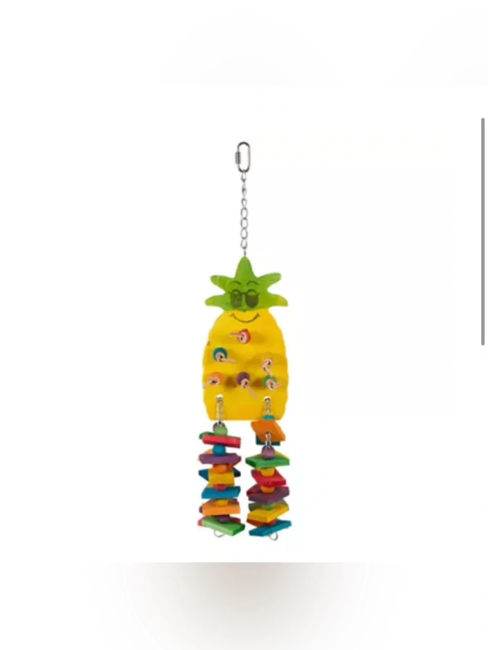 All Living Things® Pineapple Chew Bird Toy